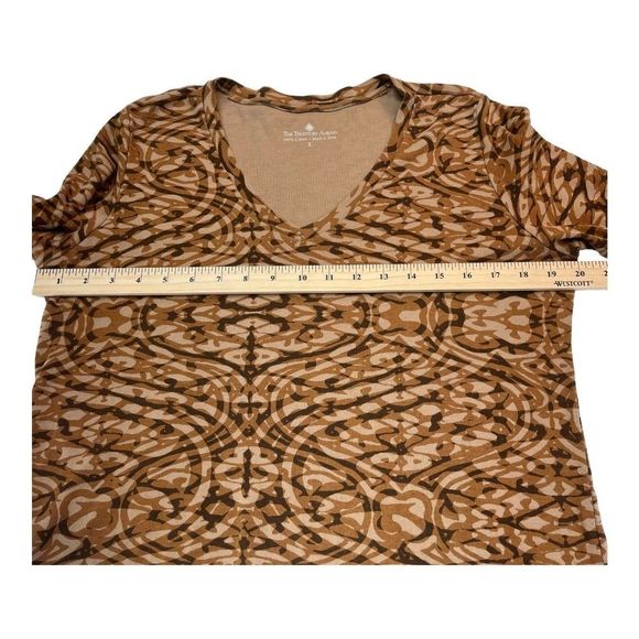 The Territory Ahead V-Neck Long Sleeve Cotton Print Dress Womens L - Picture 6 of 9